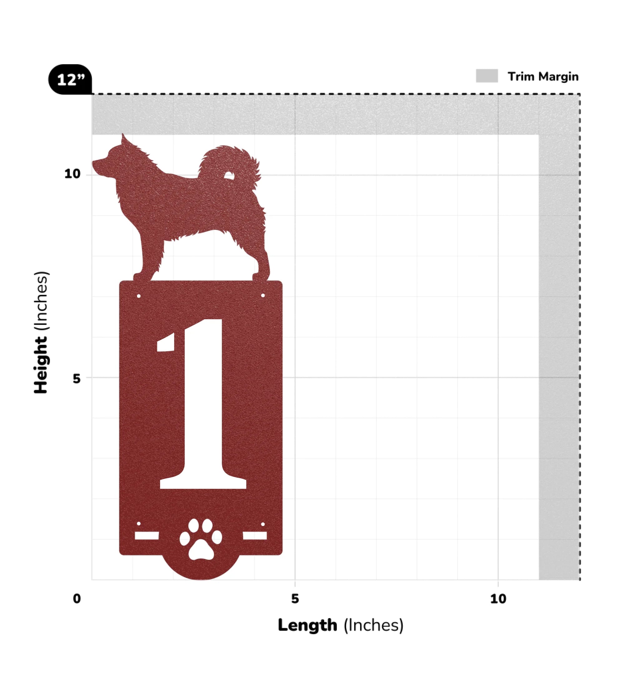 Sign Size Chart_12x12