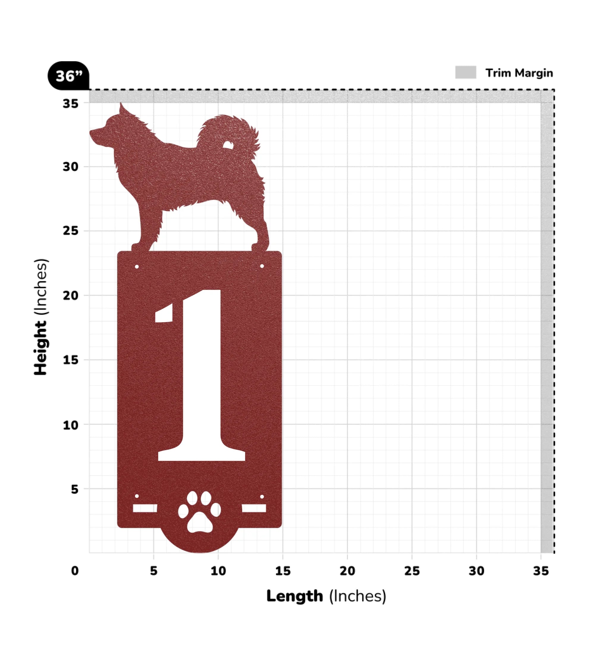 Sign Size Chart_36x36