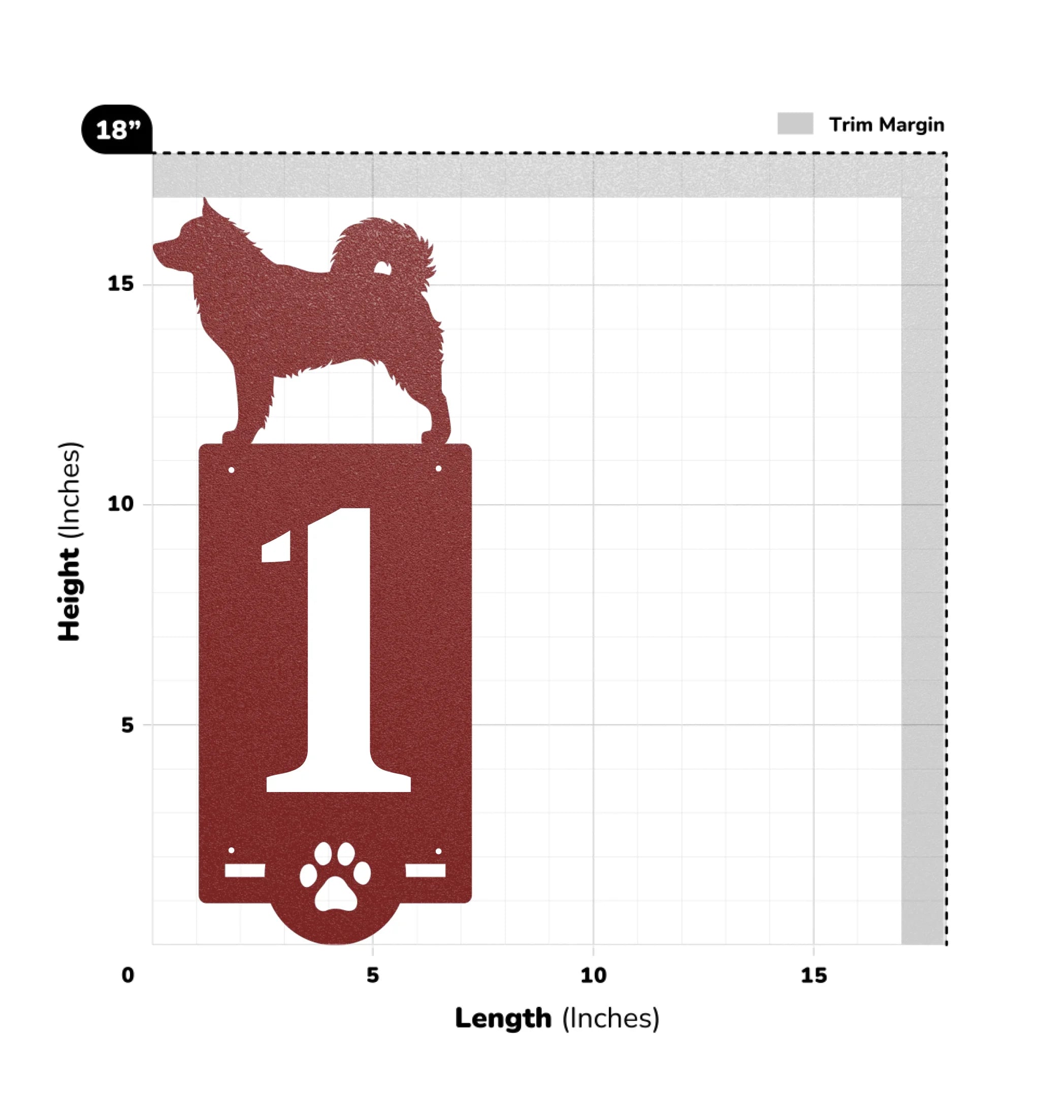 Sign Size Chart_18x18