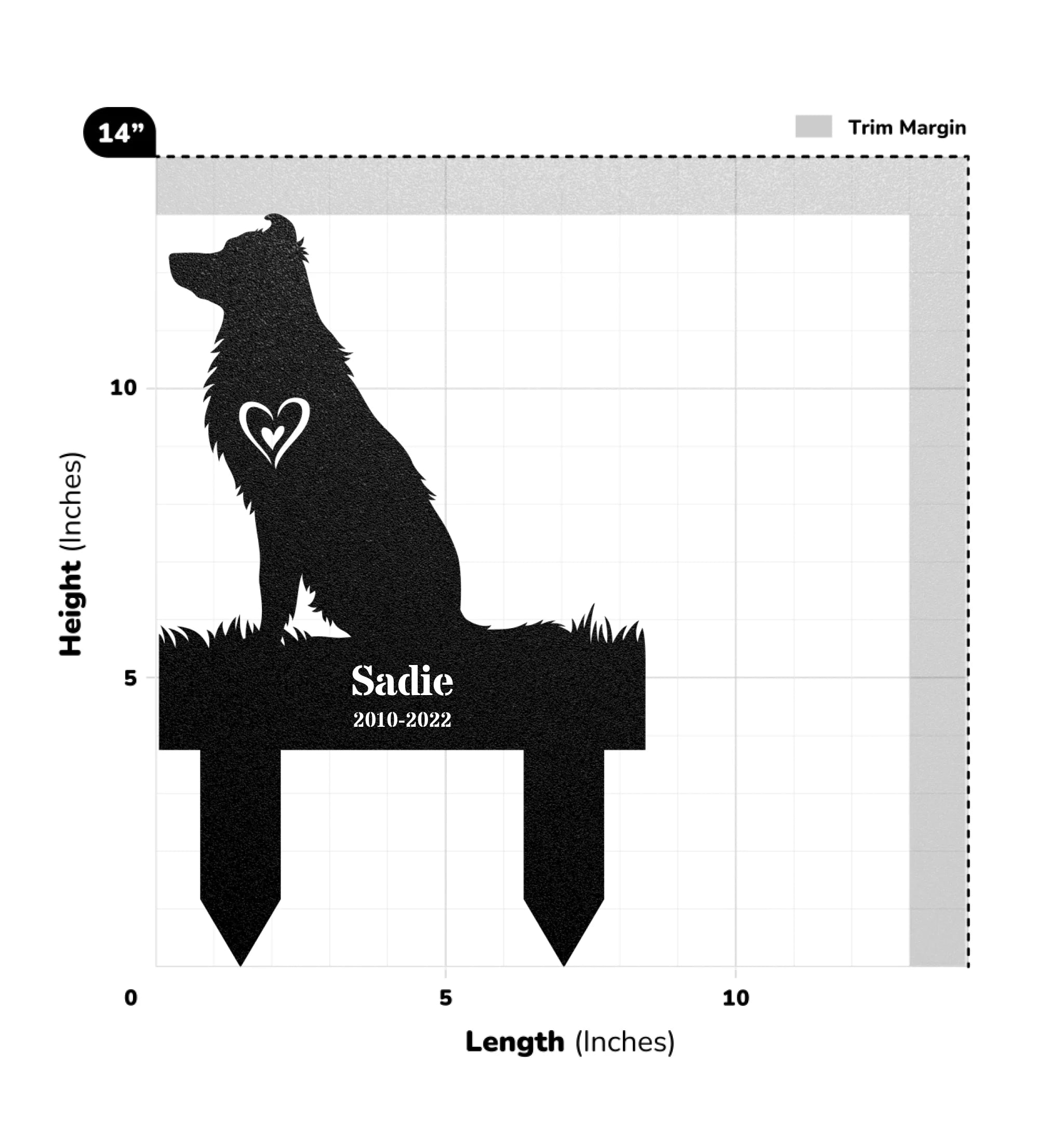 Sign Size Chart_14x14