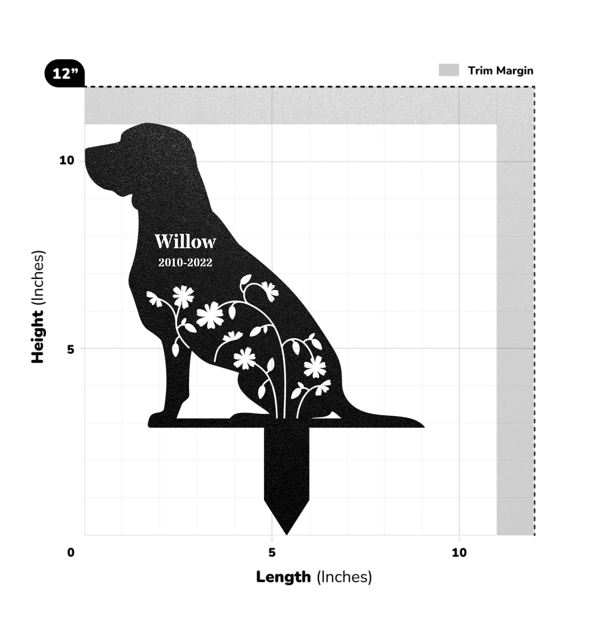 Sign Size Chart_12x12