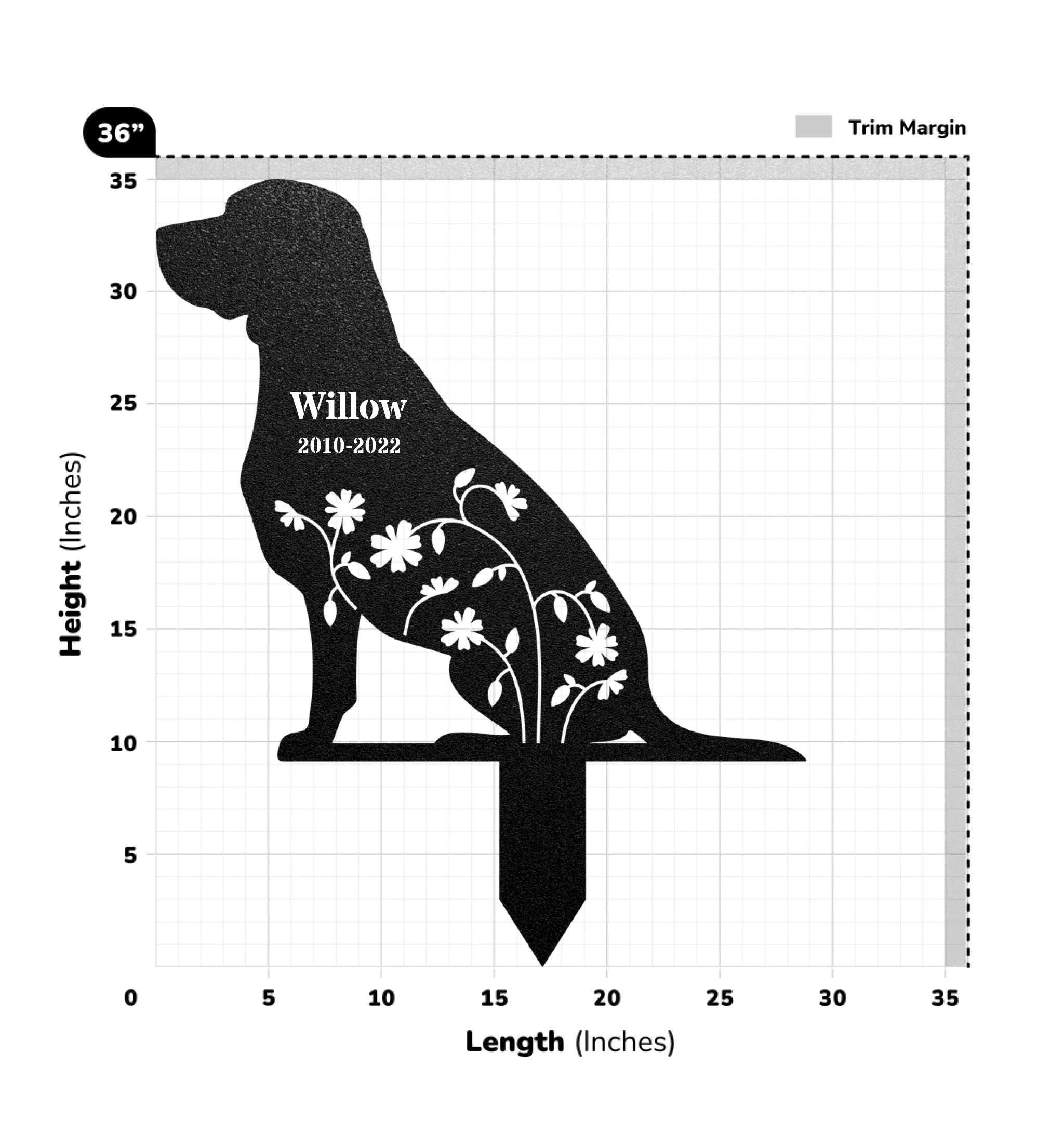 Sign Size Chart_36x36