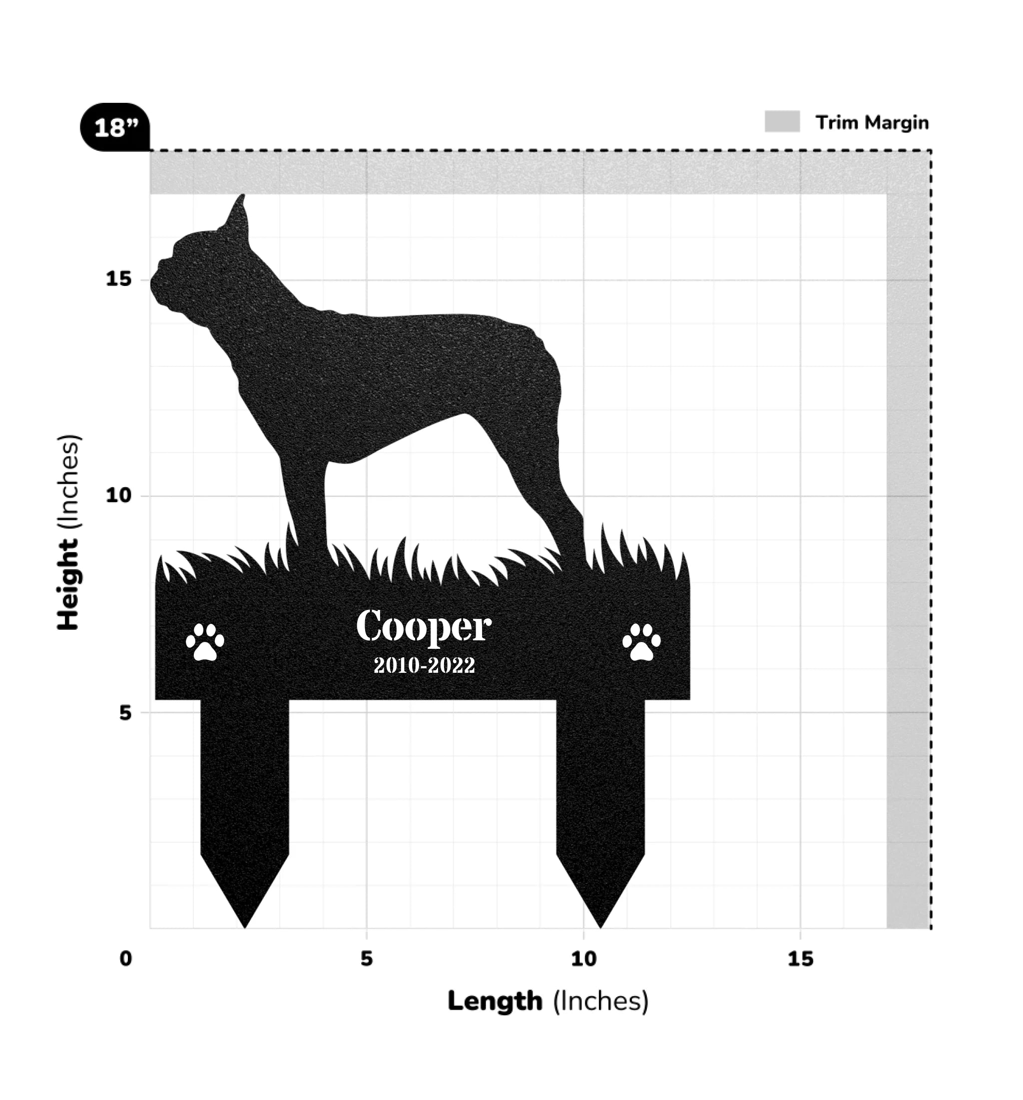 Sign Size Chart_18x18