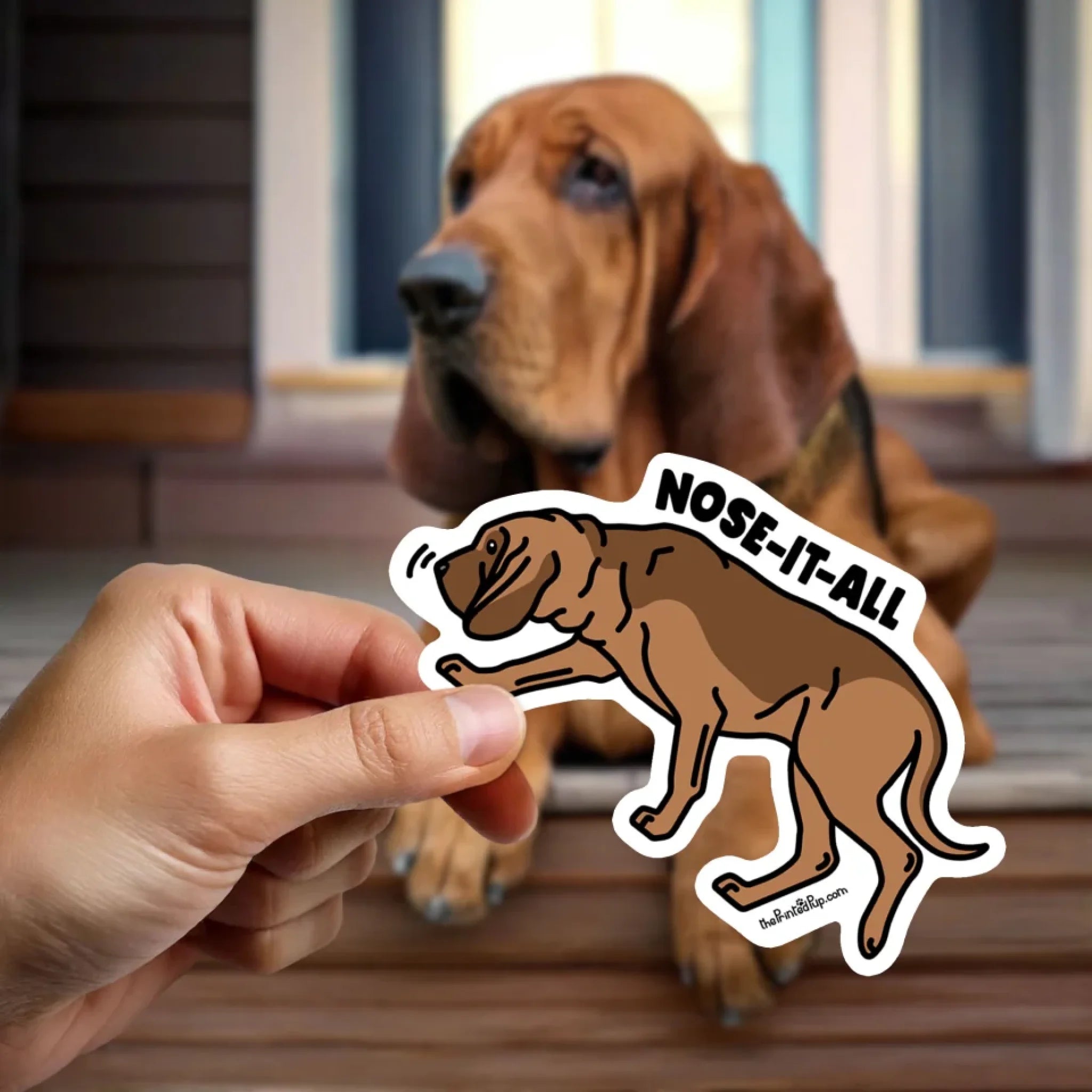 Sticker-on-Fingertip_Kawaii_Bloodhound