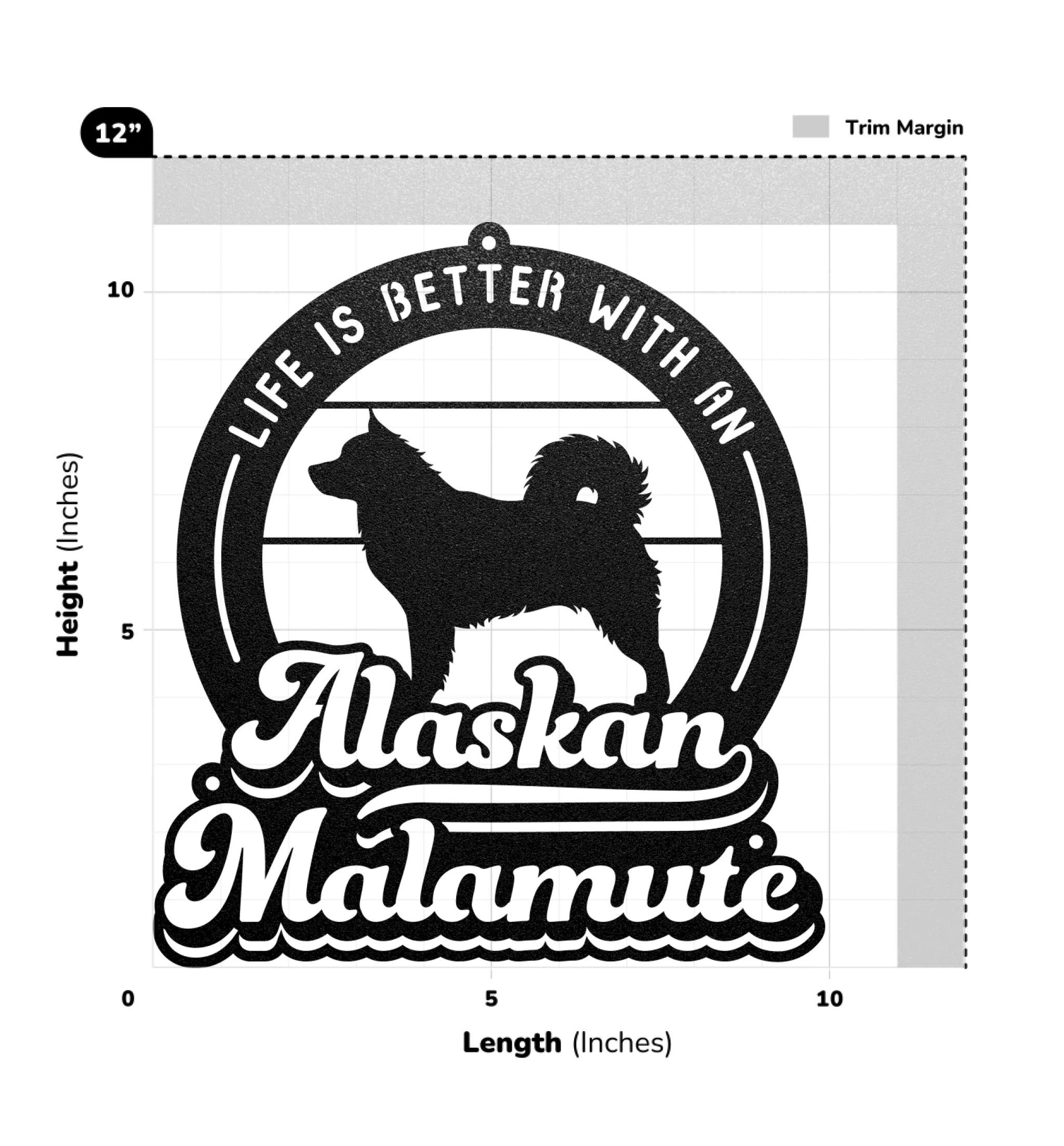 Sign Size Chart_12x12
