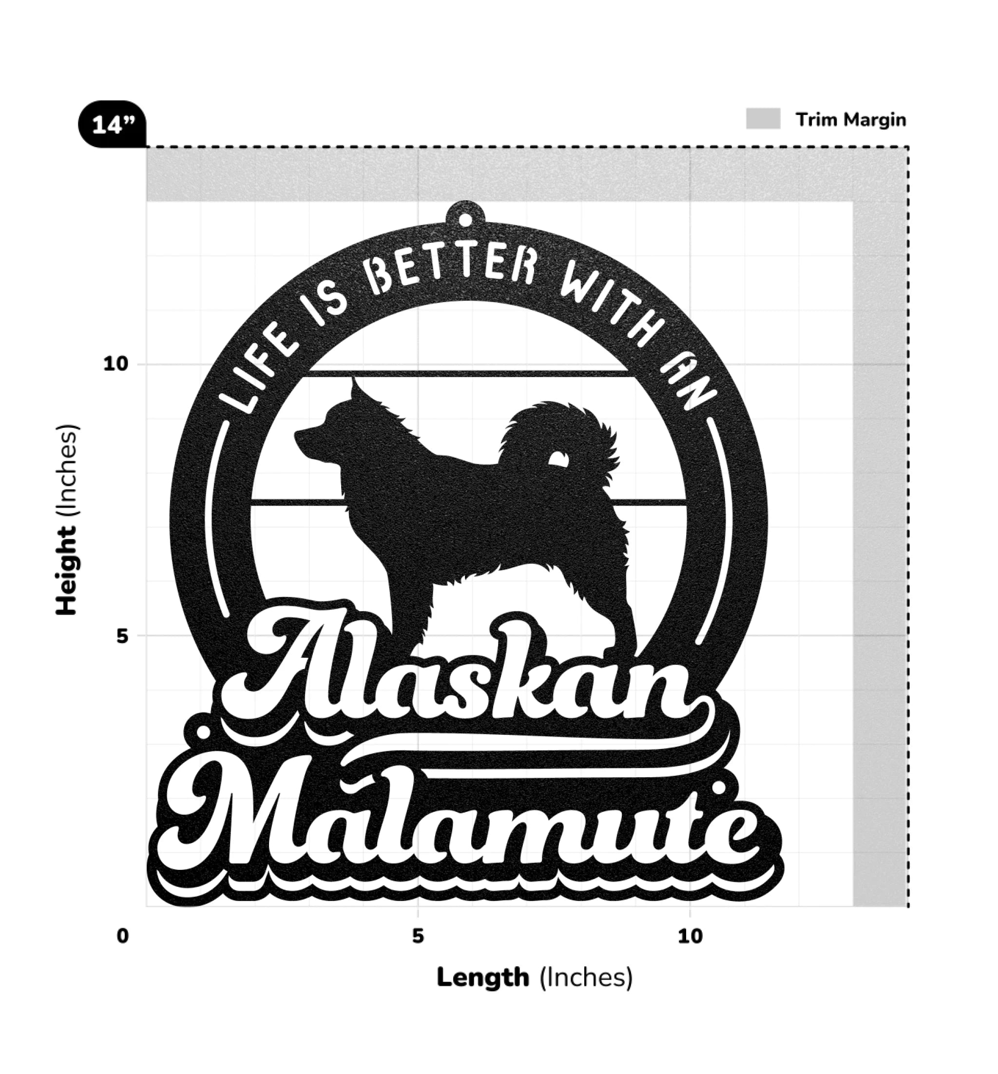 Sign Size Chart_14x14
