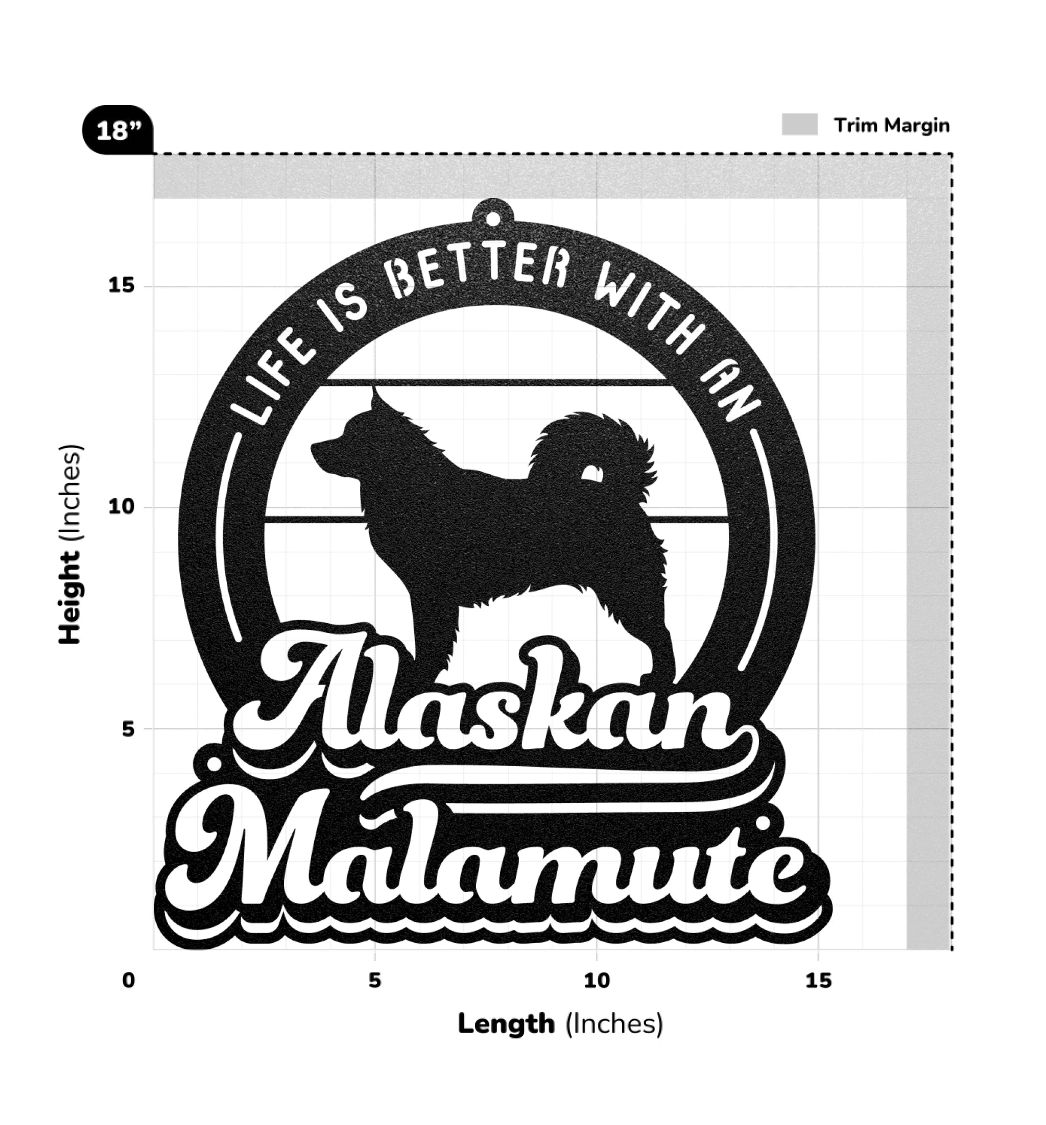 Sign Size Chart_18x18