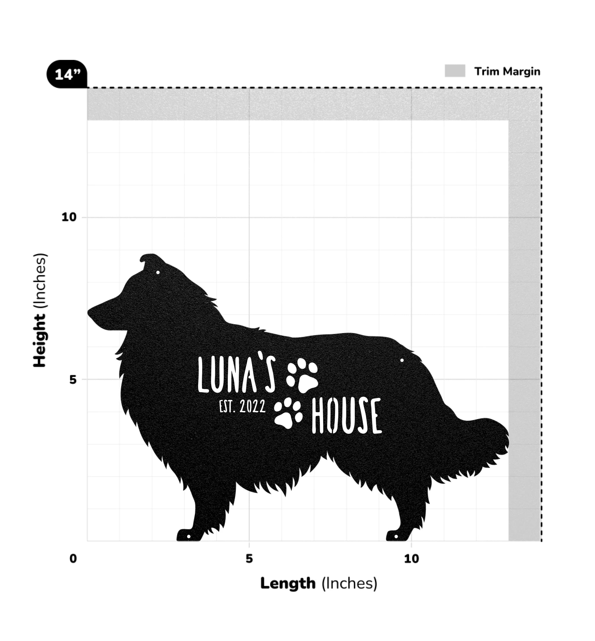 Sign Size Chart_14x14
