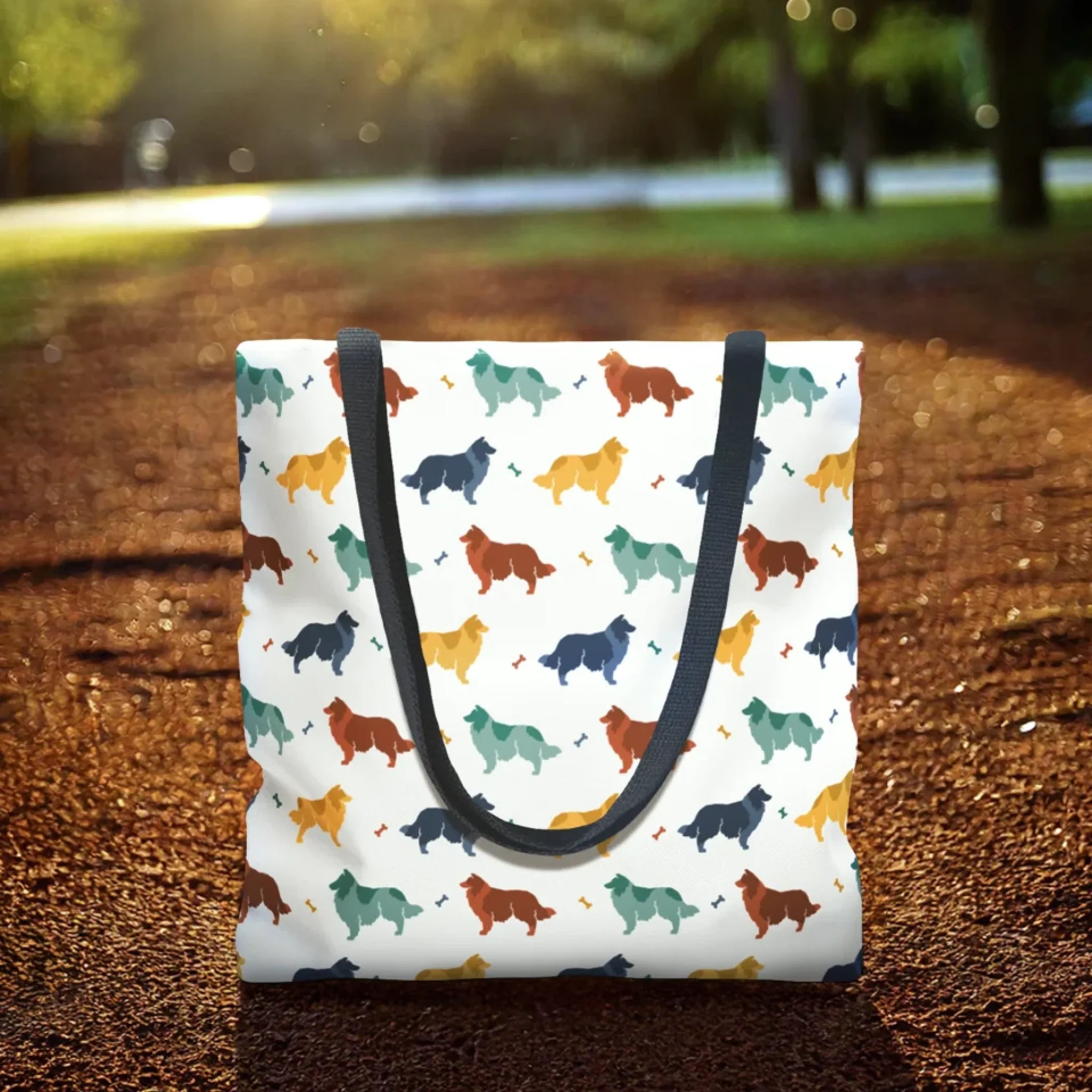 Abstract Tote Bag in a Park