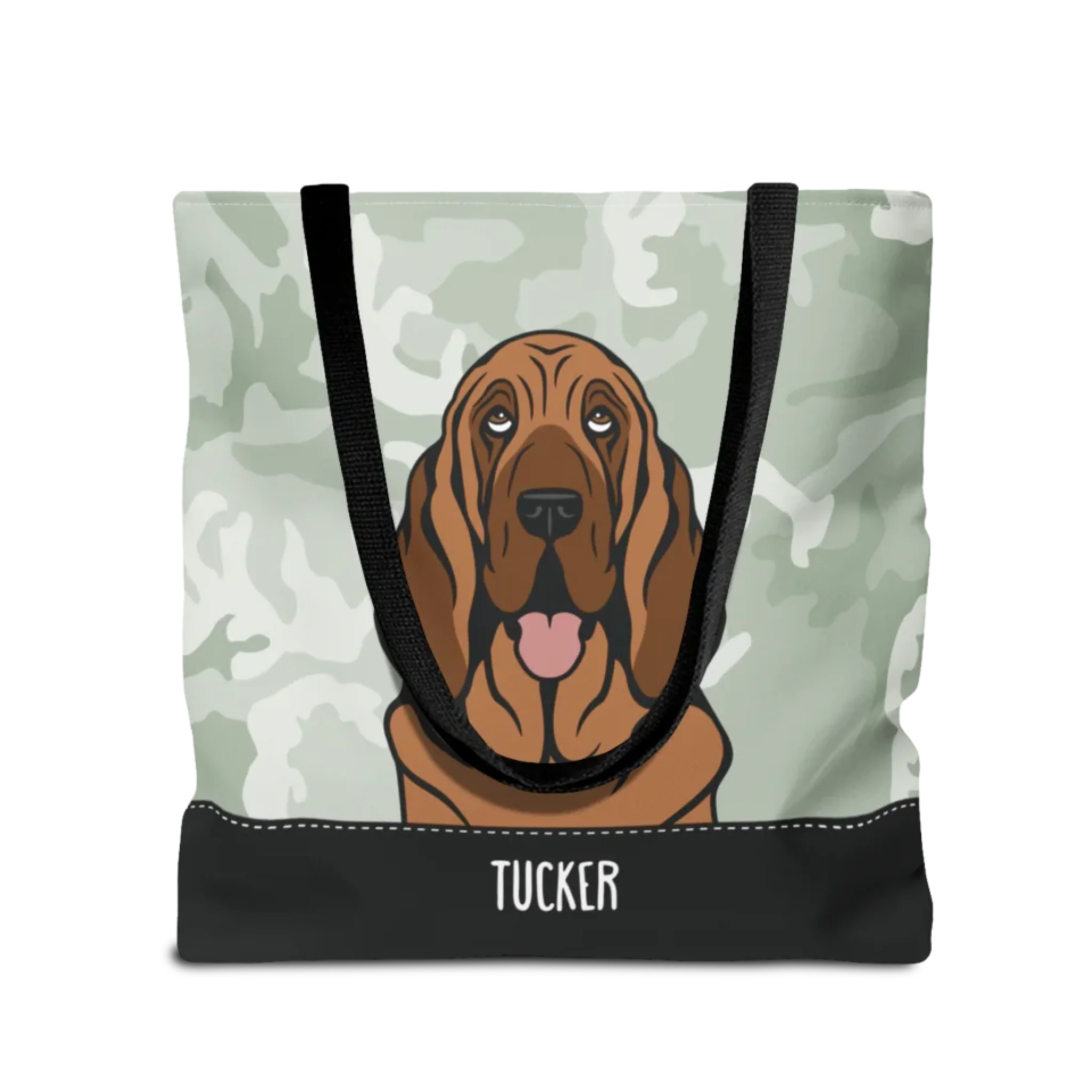 Tote Bag with Folded Over Straps